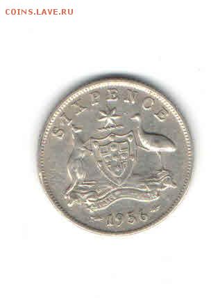 АВСТРАЛИЯ 6 ПЕНСОВ 1956 ДО 21.03 - 2260