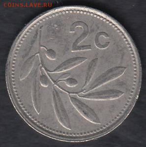Мальта 2 цента 1995 до 06.04.2014 22-00 - Мальта 2 цента 1995 а