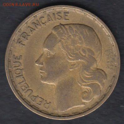 Франция 20 франков 1950 до 06.04.2014 22-00 - Франция 20 франков 1950 р