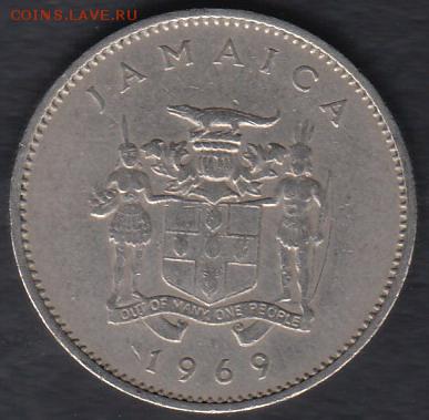 Ямайка 10 центов 1969 до 06.04.2014 22-00 - Ямайка 10 центов 1969 р