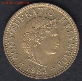 Швейцария 5 раппов 1983 до 18.04.2014 22-00 - Швейцария 5 раппов 1983 р