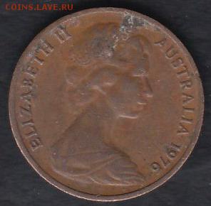 Австралия 1 цент 1976 до 18.04.2014 22-00 - Австралия 1 цент 1976 р