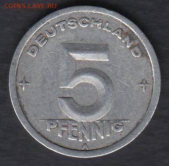 Германия 5 пфеннигов 1949 до 01.05.2014 22-00 - Германия 5 пфеннигов 1949 а