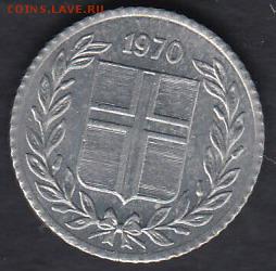 Исландия 10 эре 1970 до 04.05.2014 22-00 - Исландия 10 эре 1970 р