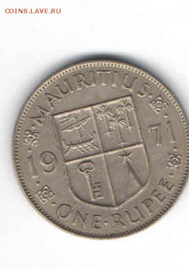 МАВРИКИЙ 1 РУПИЯ 1971 ДО 7.05 - 5511