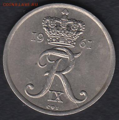 Дания 25 эре 1961 до 05.05.2014 22-00 - Дания 25 эре 1961 р