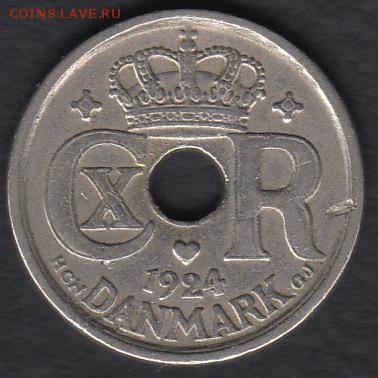 Дания 25 эре 1924 до 05.05.2014 22-00 - Дания 25 эре 1924 р