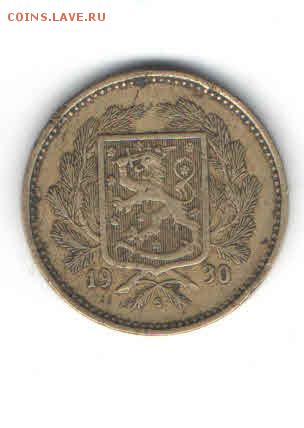 ФИНЛЯНДИЯ 5 МАРОК 1930 ДО 12.05 - 1121