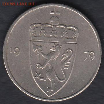 Норвегия 50 эре 1979 до 14.05.2014 22-00 - Норвегия 50 эре 1979 р