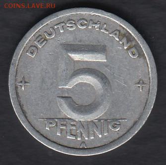 Германия 5 пфеннигов 1949 до 01.06.2014 22-00 - Германия 5 пфеннигов 1949 а