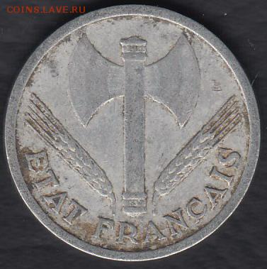 Франция 1 франк 1942 до 07.06.2014 22-00 - Франция 1 франк 1942 р