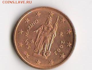 Сан-Марино 2 евроцента 2002 года до 4.07.14 - 22