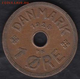 Дания 1 эре 1928 до 04.07.2014 22-00 - Дания 1 эре 1928 а