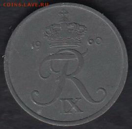 Дания 1 эре 1960 до 04.07.2014 22-00 - Дания 1 эре 1960 р