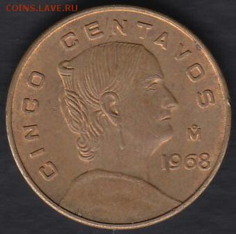 Мексика 5 центаво 1968 до 04.07.2014 22-00 - Мексика 5 центаво 1968 а