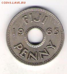 Фиджи 1 пенни 1956 до 10.07 в 22.00 по МСК - Фиджи 1 пенни 1965