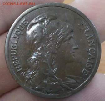 10 сантимов Франция 1917г. - IMG_20140708_101402_thumb