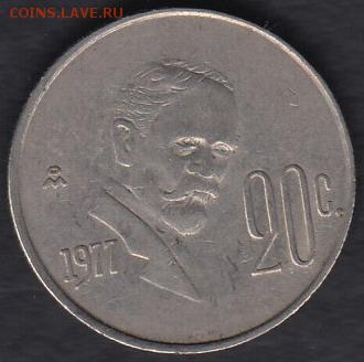 Мексика 20 центаво 1977 до 17.07.2014 22-00 - Мексика 20 центаво 1977 а