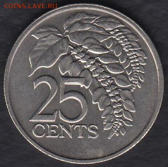 Тринидад и Тобаго 25 центов 1966 до 22.07.2014 22-00 - Тринидад и Тобаго 25 центов 1978 а