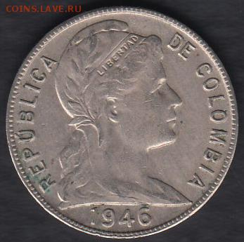 Колумбия 5 центаво 1946 до 22.07.2014 22-00 - Колумбия 5 центаво 1946 р