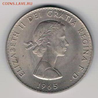 Великобритания крона 1965 Черчилль 04.08 в 22.00мск (9410) - 4-вел65