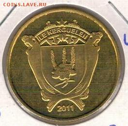 О-ва Кергелен 100 франков 2011 Альбатрос 04.08 в 22ч (9644) - 4-кер