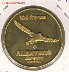 О-ва Кергелен 100 франков 2011 Альбатрос 04.08 в 22ч (9644) - 4-кер1
