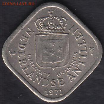 Нидерландские Антиллы 5 центов 1971 до 27.08.2014 22-00 - Нидерландские Антиллы 5 центов 1971 р