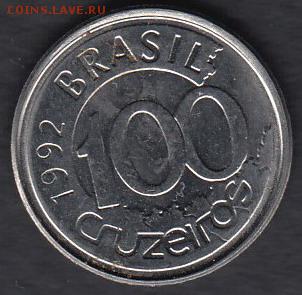 Бразилия 100 крузейро 1992 до 02.09.2014 22-00 - ааа