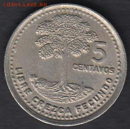 Гватемала 5 центаво 1992 до 07.09.2014 22-00 - Гватемала 5 центаво 1992 а