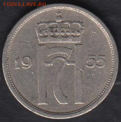 Норвегия 10 эре 1955 до 12.09.2014 22-00 - Норвегия 10 эре 1955 р