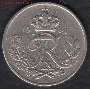 Дания 10 эре 1954 до 12.09.2014 22-00 - Дания 10 эре 1954 р