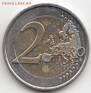 Греция 2 евро 2009, 10 лет валютному союзу - 7.1