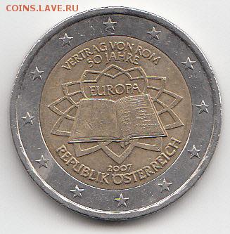 Австрия 2 евро 2007 Римский договор - 35.2