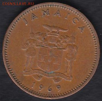 Ямайка 1 цент 1969 до 28.09.2014 22-00 - Ямайка 1 цент 1969 р