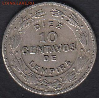 Гондурас 10 центаво 1956 до 28.09.2014 22-00 - Гондурас 10 центаво 1956 а