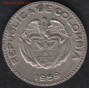 Колумбия 10 центаво 1959 до 28.09.2014 22-00 - Колумбия 10 центаво 1959 р