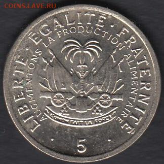Гаити 5 сантимов 1975 до 16.10.2014 22-00 - Гаити 5 сантимов 1975 а