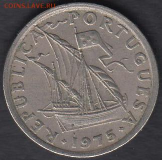 Португалия 2,5 эскудо 1975 до 17.10.2014 22-00 - Португалия 2,5 эскудо 1975 р
