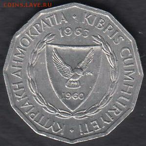 Кипр 1 цент 1963 до 26.10.2014 22-00 - Кипр 1 цент 1963 р
