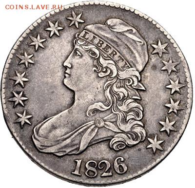 монеты США (вроде как небольшой каталог всех монет США) - Y1826-50Co
