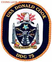 Эмблема эсминца USS Donald Cook - DDG-75_ship_crest