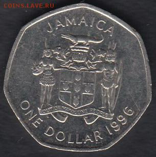 Ямайка 1 доллар 1996 до 27.11.2014 22-00 - Ямайка 1 доллар 1996 а