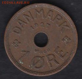 Дания 1 эре 1927 HCN до 28.11.2014 22-00 - Дания 1 эре 1927 HCN а