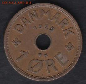 Дания 1 эре 1929 N до 28.11.2014 22-00 - Дания 1 эре 1929 N а