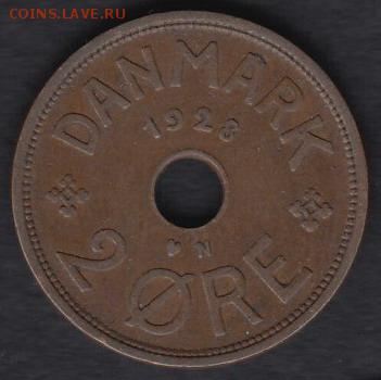 Дания 2 эре 1928 N до 09.01.2015 21-00 - Дания 2 эре 1928 N а