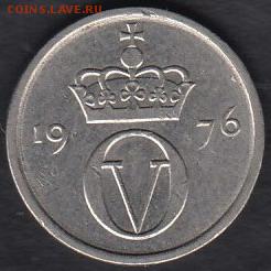 Норвегия 10 эре 1976 до 09.01.2015 21-00 - Норвегия 10 эре 1976 р
