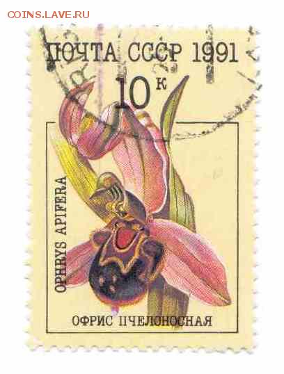Марки на продажу или обмен. - 1991-гашеные-  1р