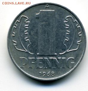1 фенинг ГДР 1968 г. - img029