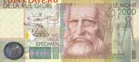 Тестовые боны Леонардо да Винчи De la Rue - 200833022463752314